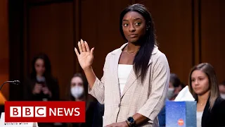 Simone Biles blames system for enabling abuse - BBC News