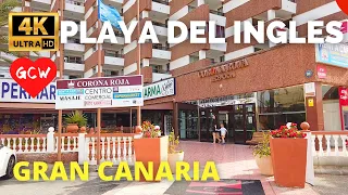 PLAYA DEL INGLES Gran Canaria April 2024🔴 AllSun Lucana Hotel to El Caserío Hotel