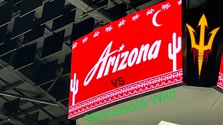 Sunday March 12, 2023 Arizona Coyotes vs the Minnesota Wild Intro Including the Starting Lineup￼