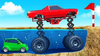 Testing Which Car Survives The DEEPEST Water in GTA 5