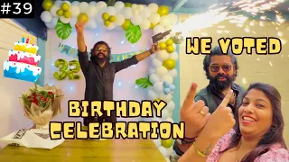 Shri's BIRTHDAY Celebration | VOTING Day | Vlog #39 #hubli #dharwad #hubballi #kannada #birthday