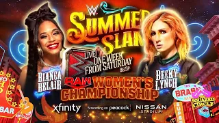 WWE 2K22: Bianca Belair vs Becky Lynch for the Raw Women's Championship | Summerslam 2022