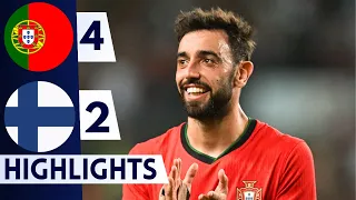 Portugal vs Finland (4-2) | All Goals & Extended Highlights | International Friendly 2024