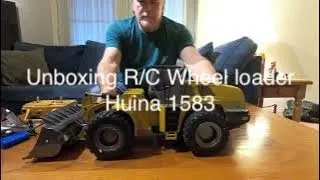 Unboxing R/C Wheel loader Huina 1583 1/14 Scale! Remote Control Vehicle! RTR