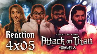 Attack on Titan DUB - 4x5 Declaration of War - Group Reaction