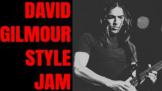 David Gilmour Style Guitar Jam Track | Rattle That Lock Backing Track (C Minor)
