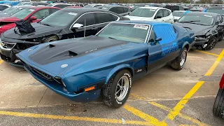 Copart Walk Around + 1973 Ford Mustang Mach 1