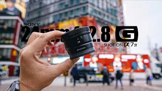 Sony FE 24mm f/2.8 G lens 10Bit 4K Video Test (Shot it on A7IV in Tokyo Japan)