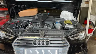 Audi a4b9 Cam belt, water pump + dechroming ￼