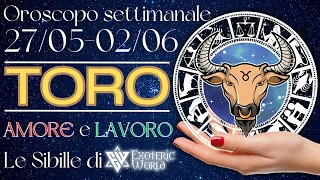 ♉ Toro Oroscopo settimanale amore ❤️ e lavoro 💶 27/05/24-02/06/24 - Lettura con Sibille