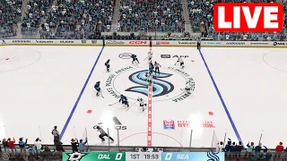 NHL LIVE🔴 Dallas Stars vs Seattle Kraken | Game 4 - 9th May 2023 | NHL Full Match - NHL 23