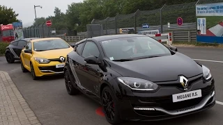 Renault Megane RS 275 Trophy loud Akrapovic Exhoust Sound + fast Acceleration 0-170 km/h