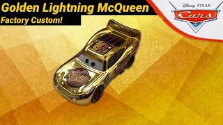 Disney Pixar cars Factory Custom Golden Lightning McQueen review