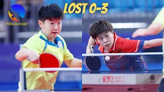 Sun Yingsha lost 0-3 | Semi-final women's team table tennis