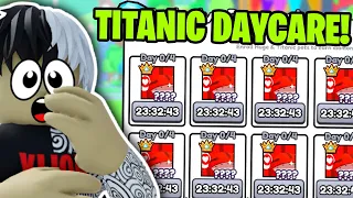 WRZUCIŁEM TITANIC DO DAYCARU I STAŁO SIĘ TO... (PET SIMULATOR 99)