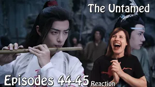 The Untamed: Episodes 44-45 Reaction! BURIAL MOUNDS & THE SCANDALOUS JIN FAMILY!