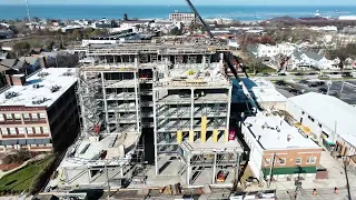 Working on Welleon • New Development in Gordon Square Arts District 2023. Drone Video in Cleveland