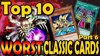 Top 10 Worst Classic Cards in Yugioh 【Invasion of Chaos (IOC)】