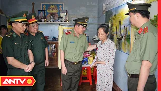 Thăm hỏi gia đình các liệt sỹ, cán bộ công an bị thương ở Đắk Lắk | Tin tức 24h mới nhất | ANTV