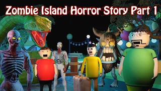 Gulli Bulli Zombie Island horror story Part 1 || Zombies Horror Story Short Film || Make Joke Horror