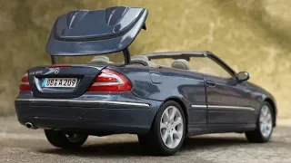 1:18 Mercedes-Benz W209 CLK500 Cabriolet - Kyosho (Dealer edition) [Unboxing]
