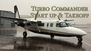 Turbo Commander - Start Up Procedures & Takeoff