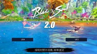 Blade And Soul CN 2.0 - UE4 vs UE3 Performance Comparison Video - FPS & Graphics
