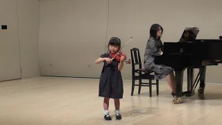 Ave Maria ( Bach/Gounod )  , violin, Kahori (aged 6)