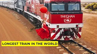 3,000 km Luxurious Train Journey Across Australia | Adelaide to Alice Springs | The Ghan, Australia