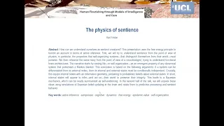 The Physics of Sentience by Karl Friston