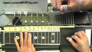 Pedal Steel Basics Vol. #2 - "AMAZING GRACE" - Using Major Chord Grips