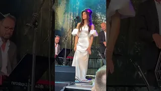 Angelina Jordan, Fly Me to the Moon, July 10th Concert, Kurbadhagen, Norway