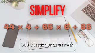 Nice Multiplication Math Problem on University War (Korean Show) | Part 2