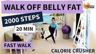 20 MIN WALKING EXERCISES FOR WEIGHT LOSS // 2000 STEPS / Feel Good Walk 2000 Steps / CALORIE CRUSHER