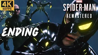 Marvel's Spider-Man Remastered Walkthrough Part 11 ENDING [4K 60FPS]