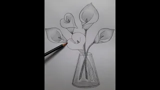 Step by step flowers drawing for beginners. #art #flowers #flowerart