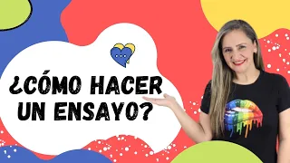 CÓMO HACER UN ENSAYO EN 3 PASOS ✅ ¡más fácil que nunca! 😎. edutuber