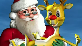 Rudolph the Red Nosed Reindeer Song with Lyrics | Christmas Carol songs 3D Cartoon Animation