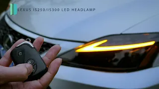 VLAND LED Projector Headlights For Lexus IS250/IS250C IS350/IS350C IS220d 2006-2012, ISF 2008-2014
