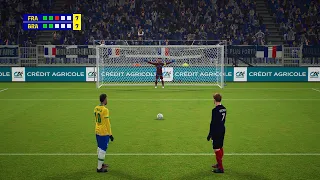 PES 2022 | FRANCE vs BRAZIL | Penalty Shootout | Neymar VS Mbappe | eFootball 2022 Gameplay PC
