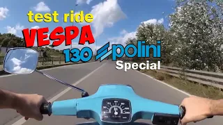 Vespa 50 Special 130 Polini test ride performance upgrades #1 #vespa