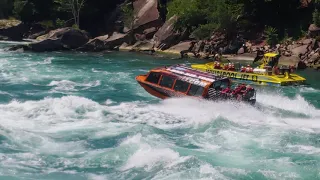 Jet Boat Devil's Hole Whirlpool Gorge Rapids Niagara River Falls tour Lewiston New York