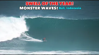 Swell Of The YEAR in Bali, Indonesia 2024! (20ft Waves??)