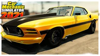 3000 HP BEAST // 1969 Ford Mustang Drag Car // Car Mechanic Simulator 2021 Gameplay