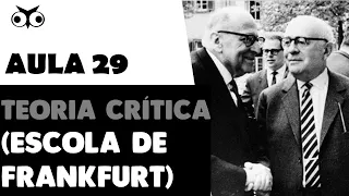 Teoria Crítica (Escola de Frankfurt) | História da Filosofia | Prof. Vitor Lima | Aula 29