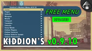 Kiddion's Modest Menu v0.9.10 | FREE GTA V Mod Menu | EASY INJECT | Easy to follow tutorial!