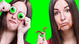 Обычная еда ПРОТИВ Мармелада l Real Food vs Gummy Food Challenge