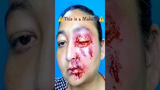 Fake Swollen Eyes Sfx Makeup|Beginners Tutorial #sfx #sfxtutorial #sfxartist #sfx_makeup #makeup