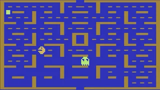 Pac-Man 1982 Atari 2600 - Game Sample
