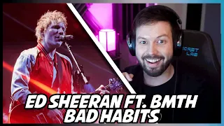 Newova REACTS To "Ed Sheeran – Bad Habits (feat. Bring Me The Horizon) [Live at the BRIT Awards]"